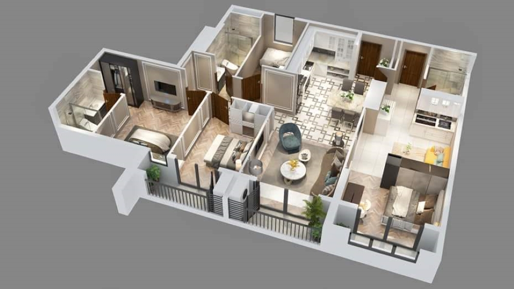 Hiệu suất sử dụng của căn hộ Dual Key tại chung cư Gamuda Hải Phòng