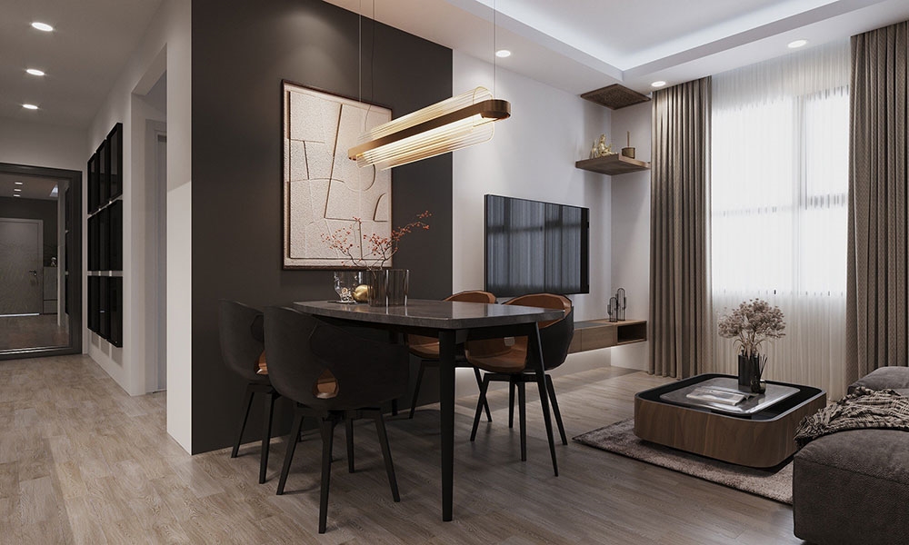 Thiết kế căn hộ 3 phòng ngủ tại chung cư Gamuda Hải Phòng