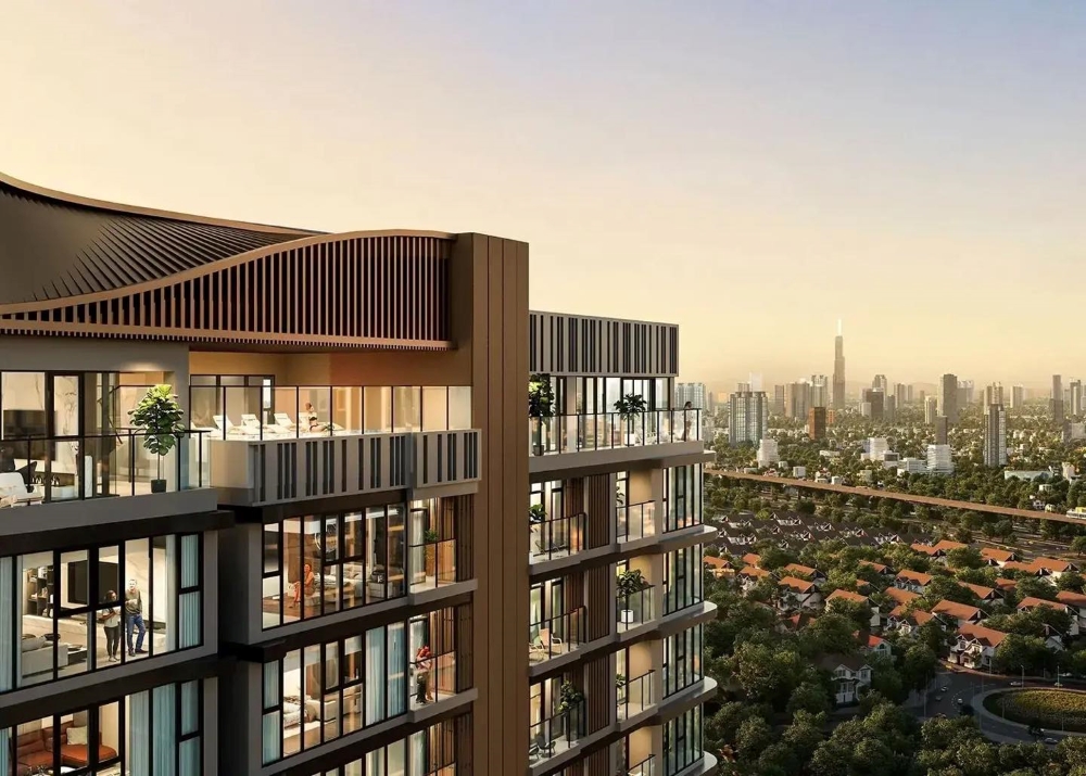 Không gian chung cư Gamuda Hải Phòng nhìn từ trên cao