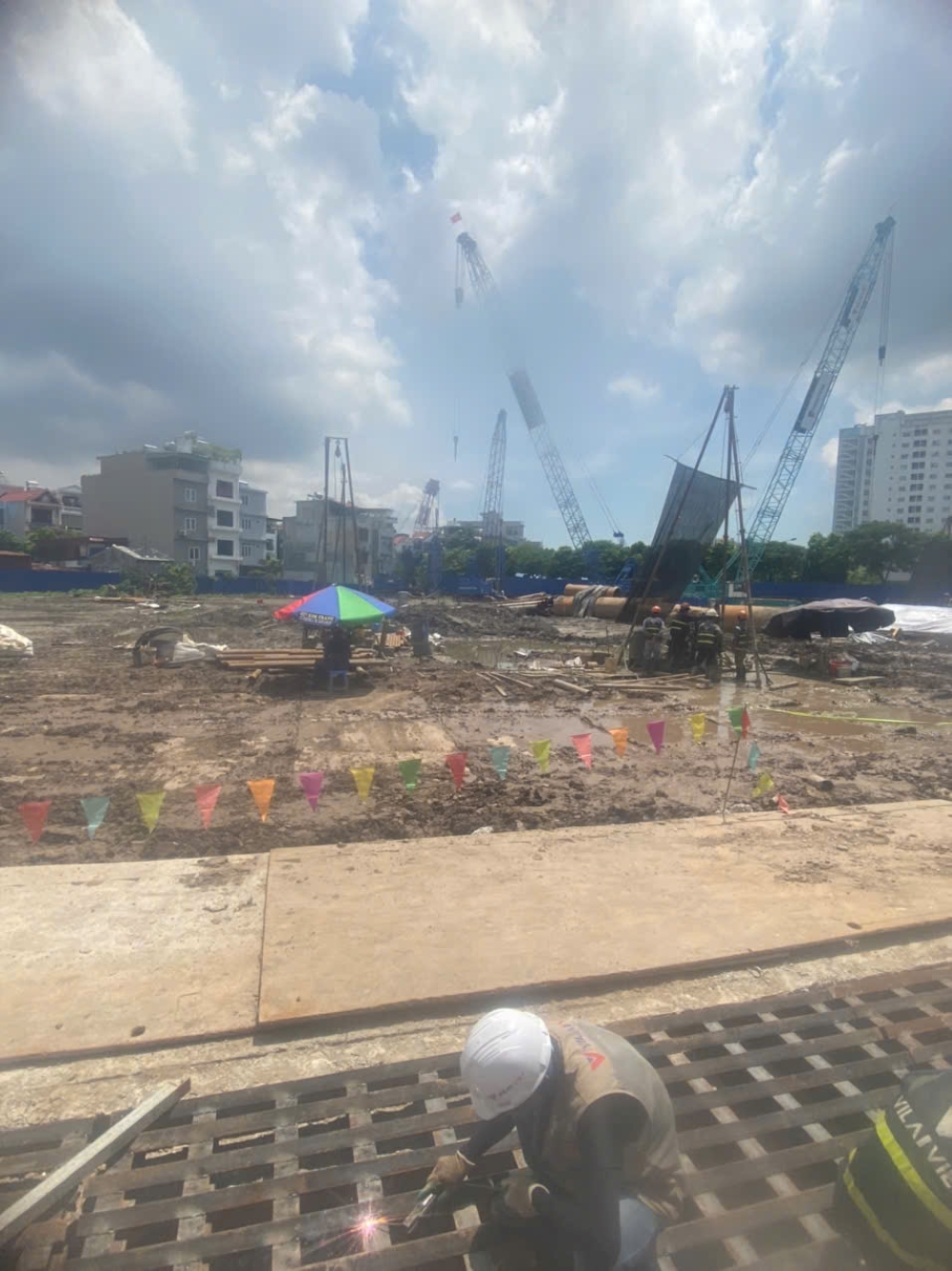 Tiến độ thi công và quản lý chất lượng tại công trường xây dựng chung cư Gamuda Hải Phòng