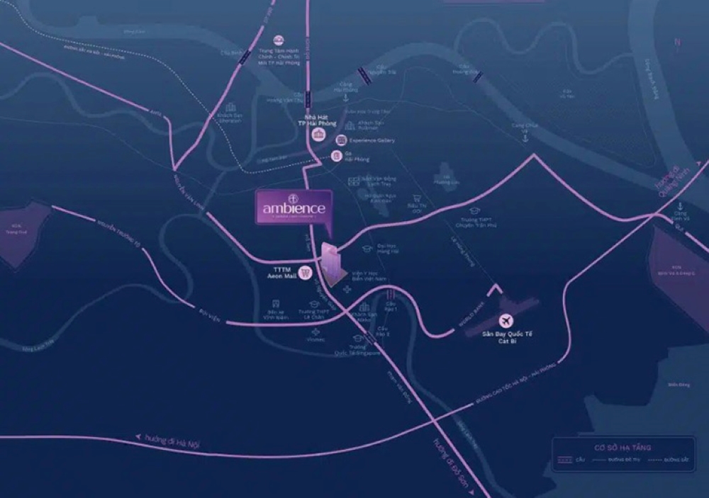 Vị trí trục Võ Nguyên Giáp và tác động trực tiếp đến giá trị sử dụng của căn hộ chung cư Gamuda Hải Phòng