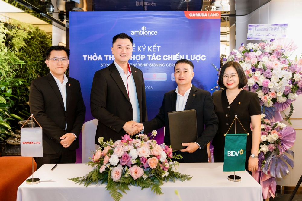 Chính sách tài chính linh hoạt được công bố trong lễ ký kết thỏa thuận hợp tác tại Ambience