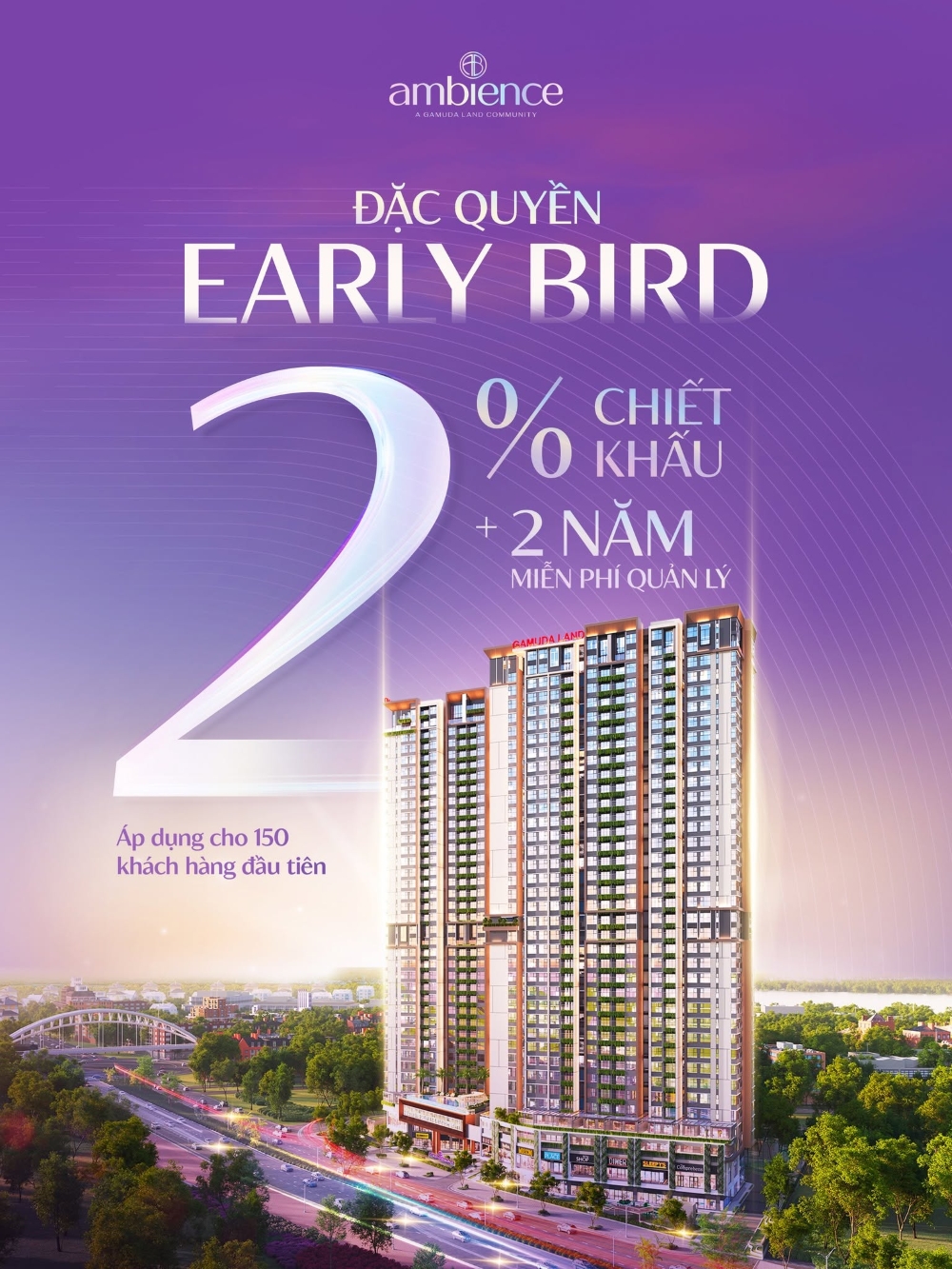 Chính sách Early Bird tại chung cư Ambience: Cơ hội sở hữu căn hộ với ưu đãi hiếm có từ Gamuda Land